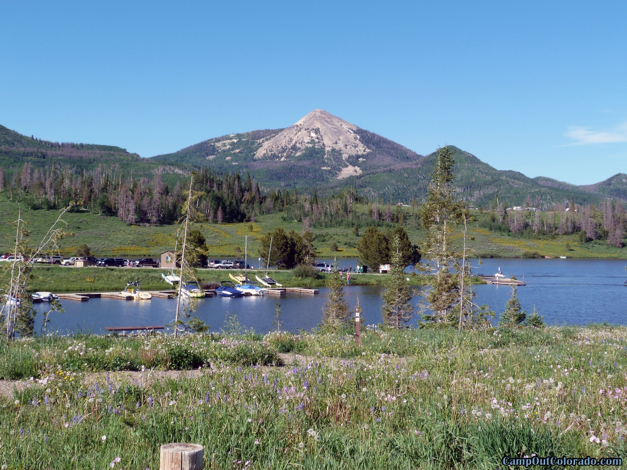 Camping Review of Steamboat Lake State Park Campground Camp Out Colorado