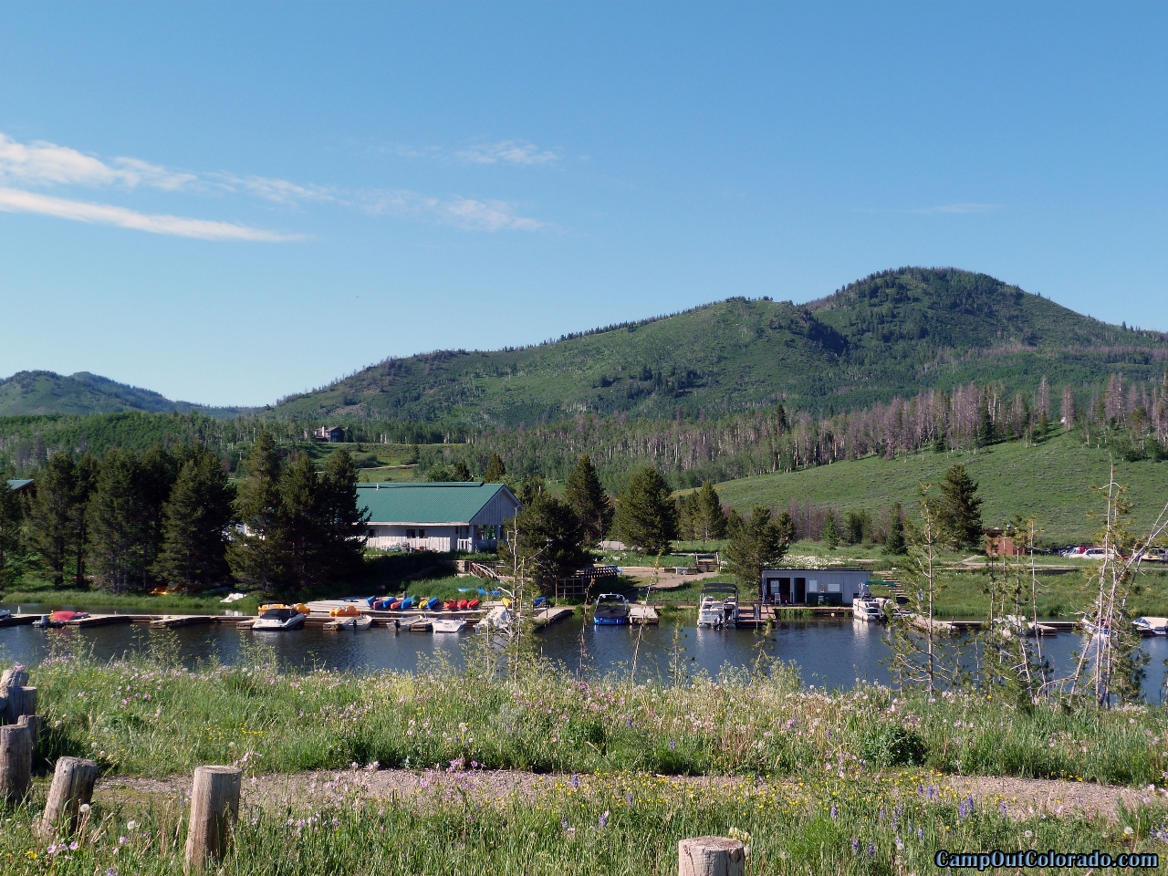 Camping Review of Steamboat Lake State Park Campground Camp Out Colorado