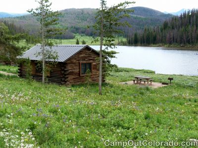 Campoutcolorado-north-michigan-reservoir-campground-small-cabin