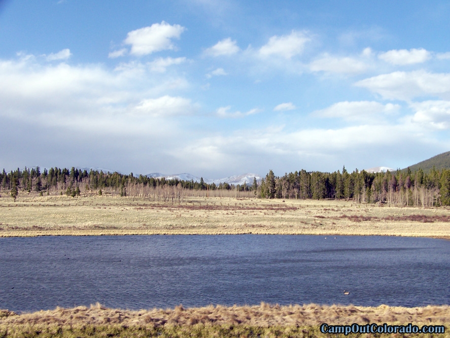 Kenosha Pass Campground Camping Review - Nearby Pond