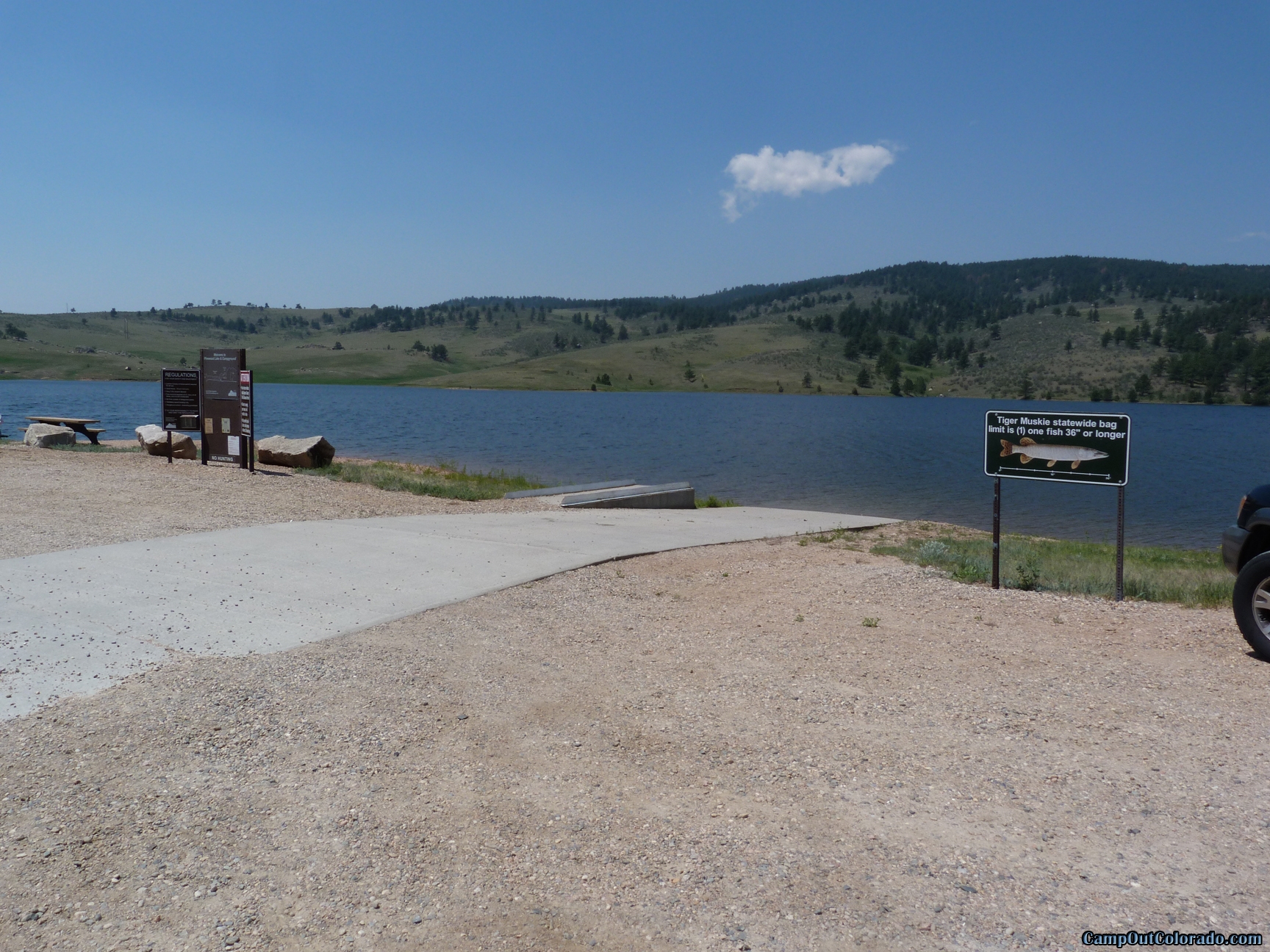 camp-out-colorado-pinewood-boat-ramp-wakeless-water-only