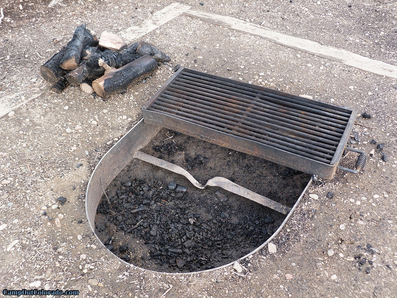 Ranger Lakes Campground Camping Review - Campsite Fire Pit