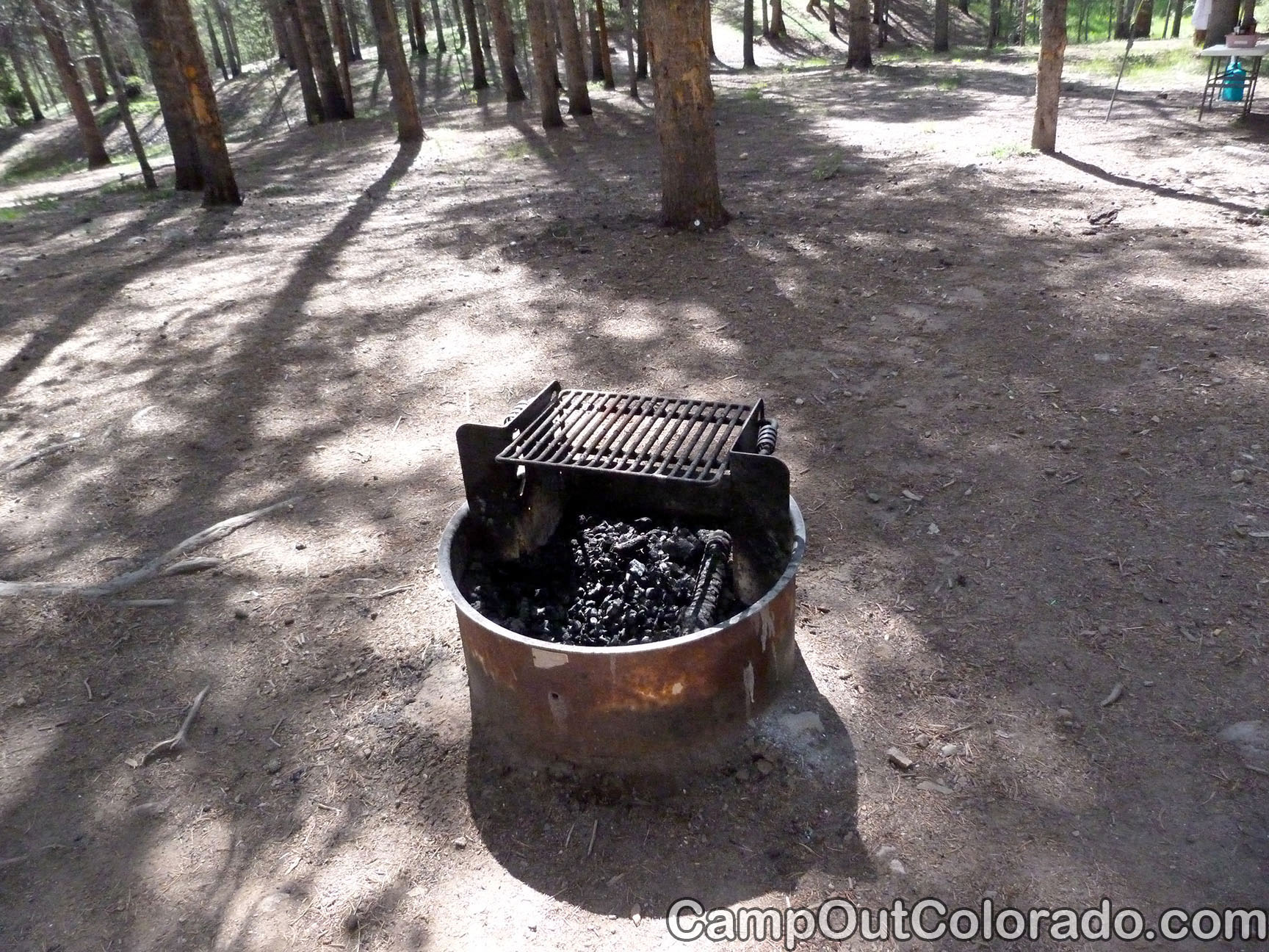 Camp-out-colorado-silver-dollar-turquoise-firepit