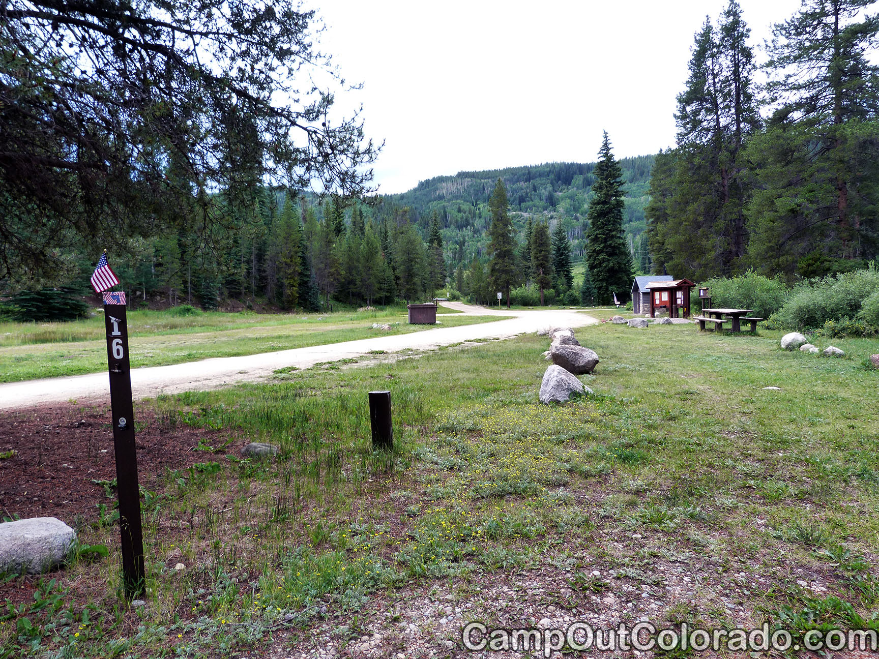Amenities at Chapman Dam Campground